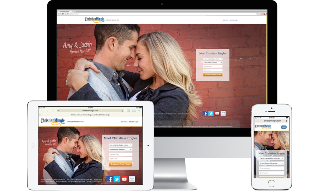 ChristianMingle Landingpage